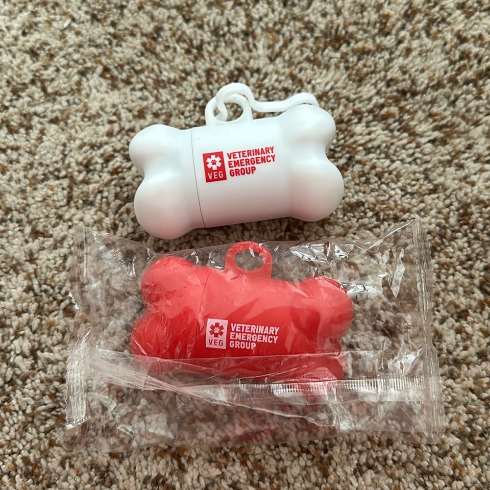 Poop bags and holders (2)